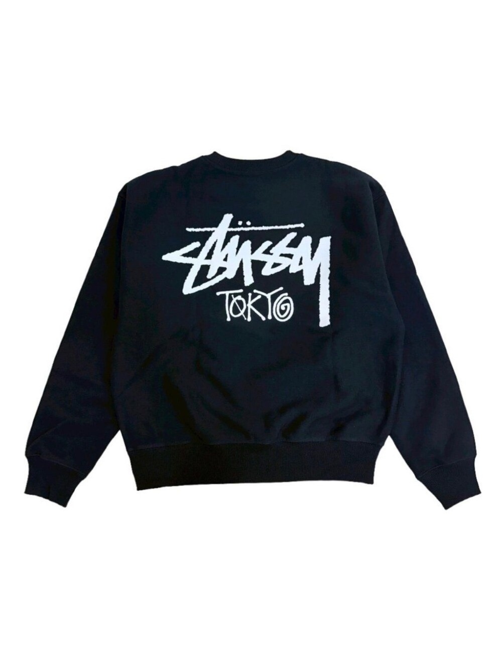 Stussy Tokyo Crewneck Black Small Cut Tags NWOT